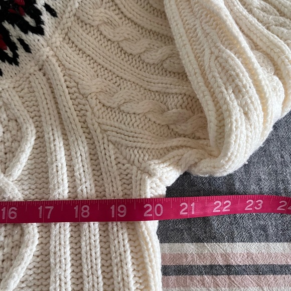 ST JOHNS BAY | L | FAIRISLE cable knit sweater - Picture 7 of 11